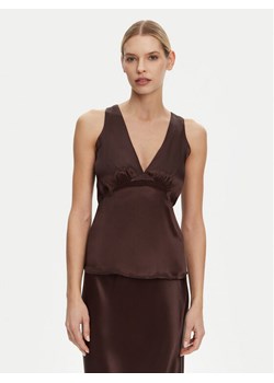 2NDDAY Top Valenci 2252137287 Brązowy Regular Fit ze sklepu MODIVO w kategorii Bluzki damskie - zdjęcie 182687720