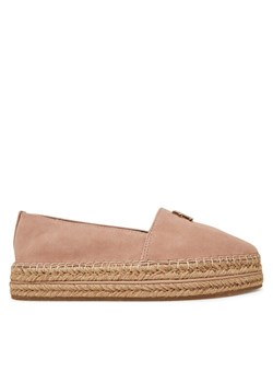 Tommy Hilfiger Espadryle Suede Platform Espadrille FW0FW08586 Beżowy ze sklepu MODIVO w kategorii Espadryle damskie - zdjęcie 182687761