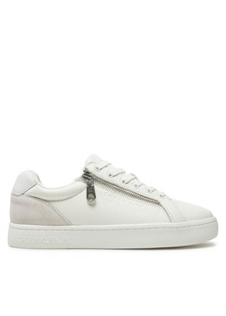 Calvin Klein Jeans Sneakersy Classic Cupsole Zip Low In YM0YM01254 Biały ze sklepu MODIVO w kategorii Buty sportowe męskie - zdjęcie 182687804