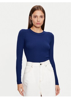 Pieces Sweter Crista 17115047 Granatowy Slim Fit ze sklepu MODIVO w kategorii Swetry damskie - zdjęcie 182688011
