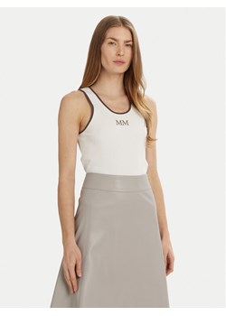 Max Mara Leisure Top Sax 2516941027 Biały Slim Fit ze sklepu MODIVO w kategorii Bluzki damskie - zdjęcie 182688020