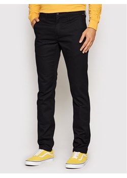 Vans Chinosy Authentic VN0A5FJ7 Czarny Slim Fit ze sklepu MODIVO w kategorii Spodnie męskie - zdjęcie 182688041