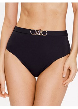 MICHAEL Michael Kors Dół od bikini Solid High Waist MM1N025 Czarny ze sklepu MODIVO w kategorii Stroje kąpielowe - zdjęcie 182688302