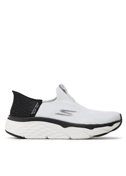 Skechers Sneakersy Smooth Transition 128571/WBK Biały ze sklepu MODIVO w kategorii Buty sportowe damskie - zdjęcie 182688331