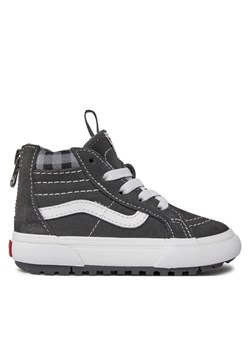 Vans Sneakersy Td Sk8-Hi Zip Mte-1 VN0A5HZ3GYW1 Szary ze sklepu MODIVO w kategorii Trampki dziecięce - zdjęcie 182688383