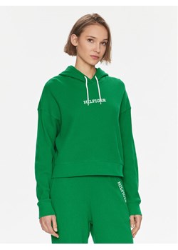 Tommy Hilfiger Bluza UW0UW04996 Zielony Regular Fit ze sklepu MODIVO w kategorii Bluzy damskie - zdjęcie 182688412
