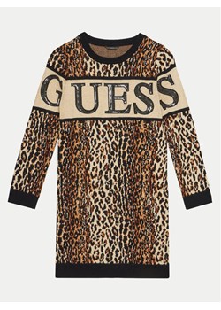 Guess Sukienka dzianinowa J4BK17 Z3I50 Kolorowy Comfort Fit ze sklepu MODIVO w kategorii Sukienki dziewczęce - zdjęcie 182688473