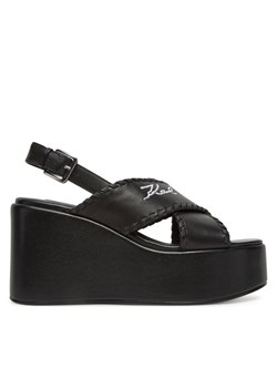 KARL LAGERFELD Sandały Wendy KL33372 Czarny ze sklepu MODIVO w kategorii Sandały damskie - zdjęcie 182688513