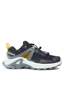 Salomon Trekkingi X Raise GORE-TEX L47071300 Granatowy ze sklepu MODIVO w kategorii Buty trekkingowe dziecięce - zdjęcie 182688653