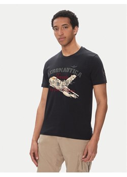 Aeronautica Militare T-Shirt 251TS2406J641 Granatowy Regular Fit - id: 0000305410498 - marki Aeronautica Militare - 182688800 Aeronautica Militare T-Shirt 251TS2406J641 Granatowy Regular Fit ze sklepu MODIVO w kategorii T-shirty męskie - zdjęcie 182688800
