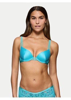 Triumph Biustonosz push-up Crazy Stupid Love 10222374 Niebieski - id: 0000304902666 - marki Triumph - 182688853 Triumph Biustonosz push-up Crazy Stupid Love 10222374 Niebieski ze sklepu MODIVO w kategorii Biustonosze - zdjęcie 182688853