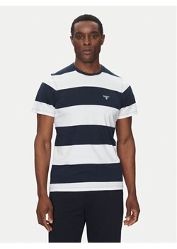 Barbour T-Shirt Whalton MTS1255NY91 Granatowy Tailored Fit ze sklepu MODIVO w kategorii T-shirty męskie - zdjęcie 182688922