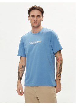 Jack&Jones T-Shirt Henry 12248600 Niebieski Standard Fit ze sklepu MODIVO w kategorii T-shirty męskie - zdjęcie 182689003