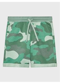 United Colors Of Benetton Szorty sportowe 38NZC901J Zielony Regular Fit ze sklepu MODIVO w kategorii Spodenki chłopięce - zdjęcie 182689033