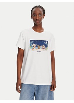 Liu Jo T-Shirt WA5260 JS003 M9445 Biały Regular Fit ze sklepu MODIVO w kategorii Bluzki damskie - zdjęcie 182689041