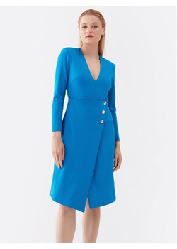 Pinko Sukienka koktajlowa 100943 A0HM Niebieski Regular Fit ze sklepu MODIVO w kategorii Sukienki - zdjęcie 182689053