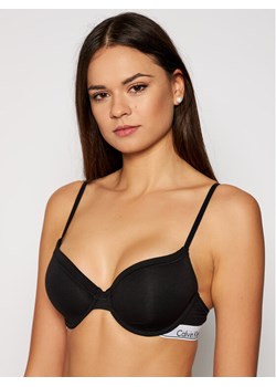 Calvin Klein Underwear Biustonosz z fiszbiną 000F3784E Czarny ze sklepu MODIVO w kategorii Biustonosze - zdjęcie 182689154