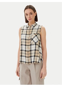 Barbour Koszula LSH1670SN51 Beżowy Regular Fit ze sklepu MODIVO w kategorii Koszule damskie - zdjęcie 182689204