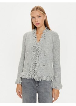 Marella Kardigan Rovo 2423916104 Szary Regular Fit ze sklepu MODIVO w kategorii Swetry damskie - zdjęcie 182689240