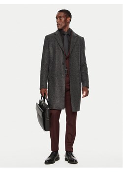 Boss Płaszcz przejściowy H-Hyde 50528132 Czarny Slim Fit ze sklepu MODIVO w kategorii Płaszcze męskie - zdjęcie 182689333
