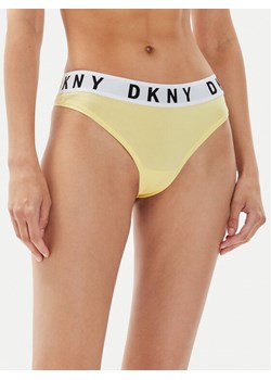 DKNY Stringi DK4529 Żółty ze sklepu MODIVO w kategorii Majtki damskie - zdjęcie 182689334