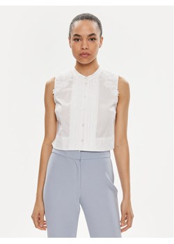 TWINSET Bluzka 241TT2284 Biały Regular Fit ze sklepu MODIVO w kategorii Bluzki damskie - zdjęcie 182689371