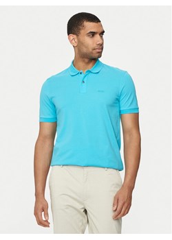 Boss Polo Pallas 50468301 Niebieski Regular Fit ze sklepu MODIVO w kategorii T-shirty męskie - zdjęcie 182689450