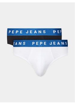 Pepe Jeans Slipy Logo Bf Lr 2P PMU10962 Biały ze sklepu MODIVO w kategorii Majtki męskie - zdjęcie 182689462