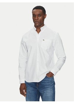 Lacoste Koszula CH1911 Biały Regular Fit ze sklepu MODIVO w kategorii Koszule męskie - zdjęcie 182689503
