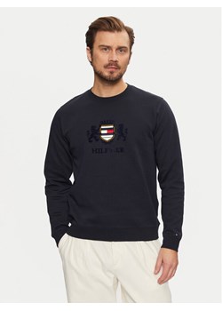 Tommy Hilfiger Bluza Icon MW0MW38349 Granatowy Regular Fit ze sklepu MODIVO w kategorii Bluzy męskie - zdjęcie 182689523