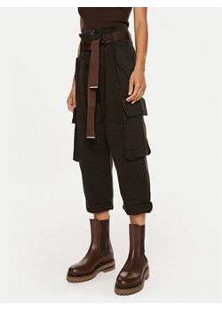 Pinko Spodnie cargo Ronfare 101840 A21C Czarny Regular Fit ze sklepu MODIVO w kategorii Spodnie damskie - zdjęcie 182689611