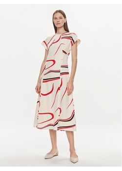 Tommy Hilfiger Sukienka codzienna WW0WW42031 Beżowy Relaxed Fit ze sklepu MODIVO w kategorii Sukienki - zdjęcie 182689654