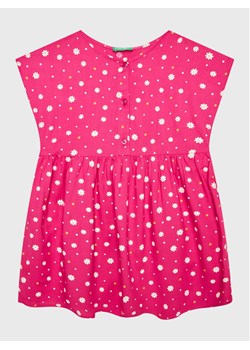 United Colors Of Benetton Sukienka codzienna 4EKJGV00M Różowy Regular Fit ze sklepu MODIVO w kategorii Sukienki dziewczęce - zdjęcie 182689693