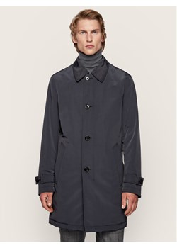 Boss Płaszcz przejściowy Dain 4 50436691 Granatowy Regular Fit ze sklepu MODIVO w kategorii Płaszcze męskie - zdjęcie 182689763