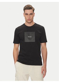 BOSS T-Shirt Logo 50538096 Czarny Regular Fit ze sklepu MODIVO w kategorii T-shirty męskie - zdjęcie 182689930