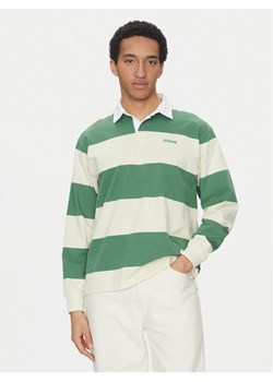Vans Polo Ward Stripe VN000KU8 Zielony Regular Fit ze sklepu MODIVO w kategorii T-shirty męskie - zdjęcie 182689933