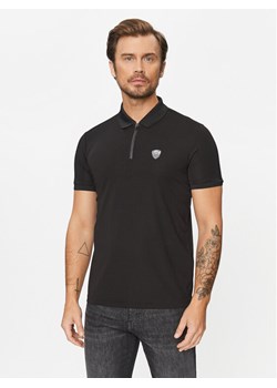 EA7 Emporio Armani Polo 8NPF13 PJRGZ 1200 Czarny Regular Fit ze sklepu MODIVO w kategorii T-shirty męskie - zdjęcie 182690020
