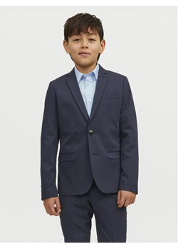 Jack&Jones Junior Marynarka Solar 12203557 Niebieski Slim Fit ze sklepu MODIVO w kategorii Marynarki męskie - zdjęcie 182690141