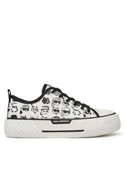 KARL LAGERFELD Trampki KL60612T Biały ze sklepu MODIVO w kategorii Trampki damskie - zdjęcie 182690232