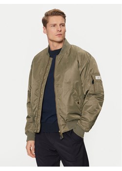 Guess Jeans Kurtka bomber M5RL81 WHAA2 Khaki Regular Fit ze sklepu MODIVO w kategorii Kurtki męskie - zdjęcie 182690253