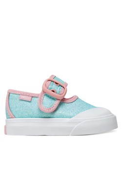 Vans Trampki Mary Jane Pastel Glitter VN000CRY6V61 Niebieski ze sklepu MODIVO w kategorii Trampki dziecięce - zdjęcie 182690340