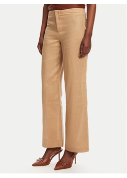 BARDOT Spodnie materiałowe Balia Hipster 59854PB Beżowy Regular Fit ze sklepu MODIVO w kategorii Spodnie damskie - zdjęcie 182690453