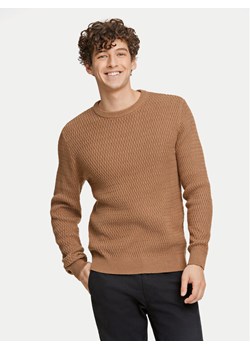 Lindbergh Sweter 30-804052 Beżowy Relaxed Fit ze sklepu MODIVO w kategorii Swetry męskie - zdjęcie 182690462
