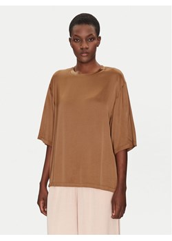 ViCOLO Bluzka TD0013 Brązowy Relaxed Fit ze sklepu MODIVO w kategorii Bluzki damskie - zdjęcie 182690573