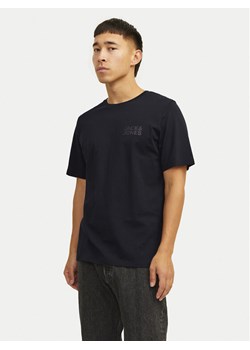 Jack&Jones T-Shirt Corp Logo 12151955 Czarny Standard Fit ze sklepu MODIVO w kategorii T-shirty męskie - zdjęcie 182690581