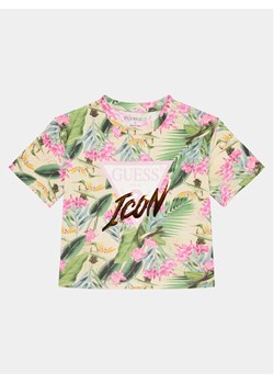Guess T-Shirt J4GI12 K6YW3 Kolorowy Boxy Fit ze sklepu MODIVO w kategorii Bluzki dziewczęce - zdjęcie 182690690