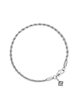 ICED STUFF Bransoletka Rope Białe złoto ze sklepu MODIVO w kategorii Bransolety - zdjęcie 182690692
