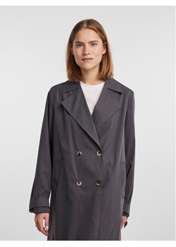 Pieces Trencz 17141582 Szary Loose Fit - id: 0000302965434 - marki Pieces - 182690761 Pieces Trencz 17141582 Szary Loose Fit ze sklepu MODIVO w kategorii Płaszcze damskie - zdjęcie 182690761