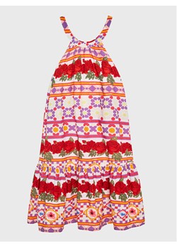 Guess Sukienka letnia J3GK33 WFBN0 Kolorowy Regular Fit ze sklepu MODIVO w kategorii Sukienki dziewczęce - zdjęcie 182690770