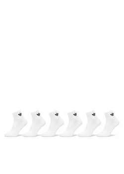 adidas Zestaw 6 par niskich skarpet unisex IJ5627 Biały ze sklepu MODIVO w kategorii Skarpetki damskie - zdjęcie 182690850